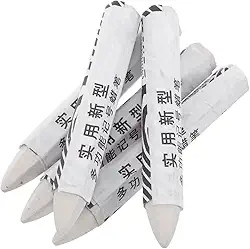 Tofficu Conjunto de 5 peças de marcadores brancos de giz de cera de pneu duráveis para reparos de automóveis, problemas de marcação e outros componentes automotivos