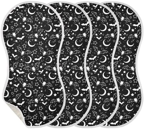 Amazon.com: JHKKU Muslin Burp Cloths for Baby Boys and Girls - 4-Pack ...