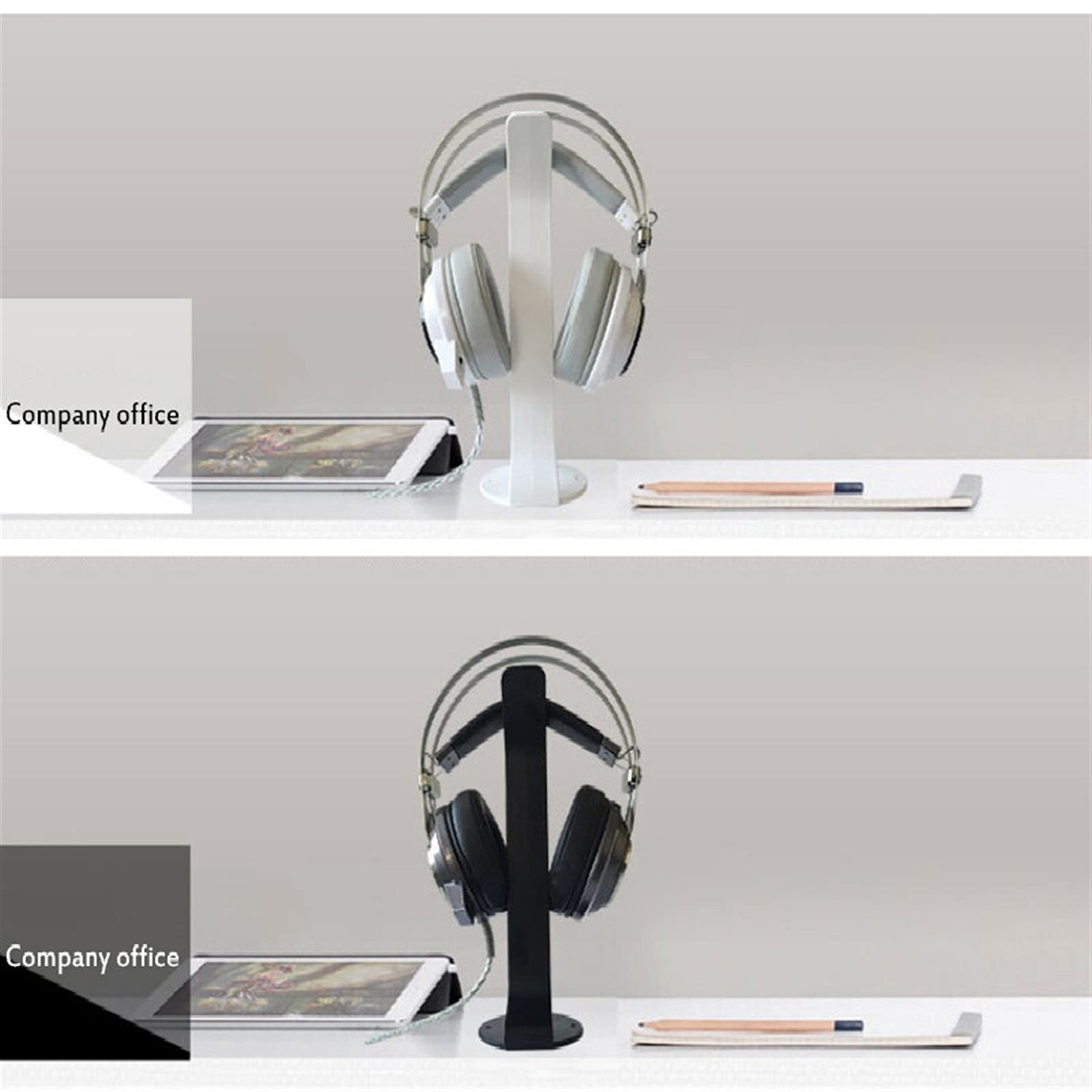 Supporto per Cuffie, Gancio per Auricolari, Barra di Supporto in Alluminio per Cuffie da scrivania, Display per Gaming, Tutti i Tipi compatibili