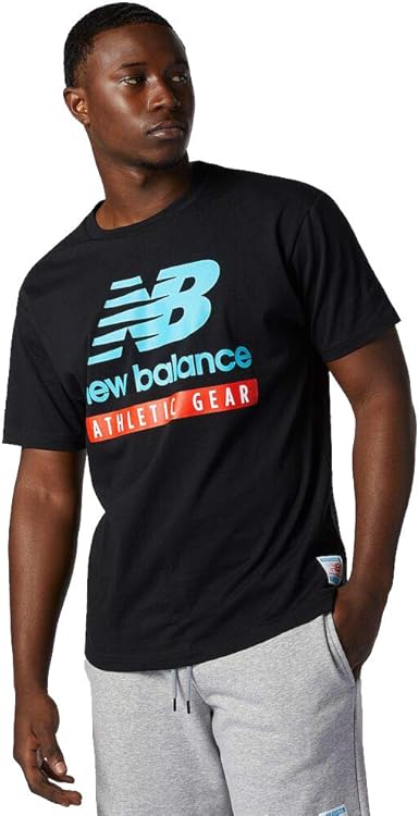new balance logo tee