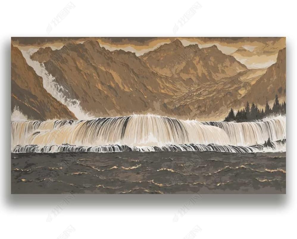 Papier peint intissé cascade pour créer une ambiance zen dans votre chambre à coucher