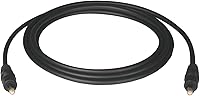 Vista 1 de Tripp Lite Toslink A102-01M cable de audio óptico digital Negro, 3.3 ft