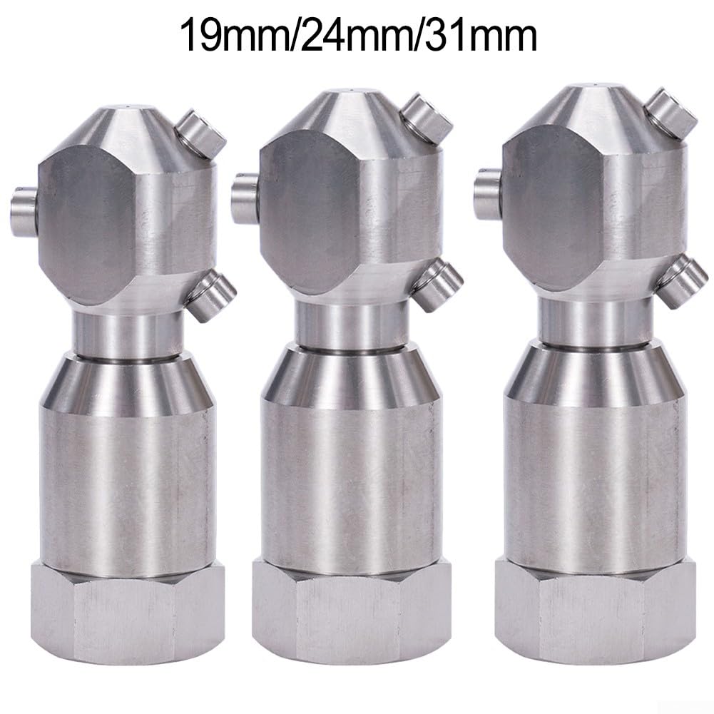 Rotierende Sprühkugel – 1/2 Zoll BSP, Edelstahl 304, 360°, Reinigungsdurchmesser 1–6 M – Für Tankreinigung