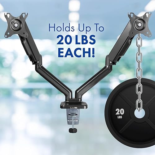 Miniatura 4 de Brazos de monitor LCD de doble resorte con puertos USB y multimedia para ASUS TUF Gaming VG279QM Monitor HDR de 27", 1080P Full HD (1920 x 1080),