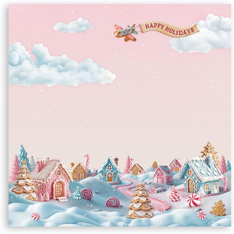 Stamperia SBBSXB15 Scrapbook Pad, Pink/Blue, 20.3 cm x 20.3 cm