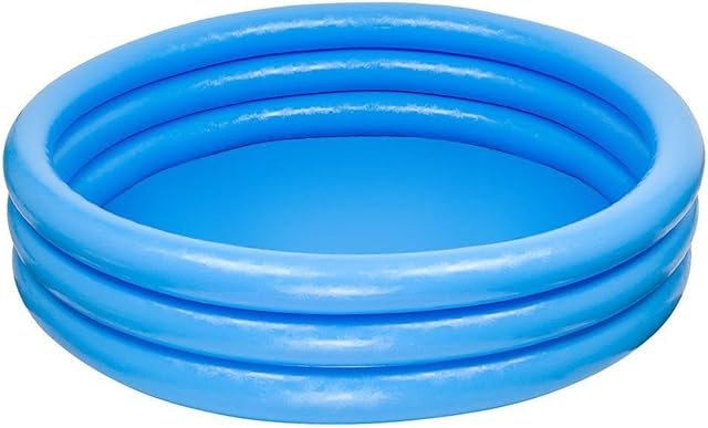 Intex Inflatable Swimming Paddling Play Pool 3 Ring Blue Toy Kids Childs Childrens Baby Family Sizes - 45'' , 58'' , 66'' Diameter (45'' x 10'')