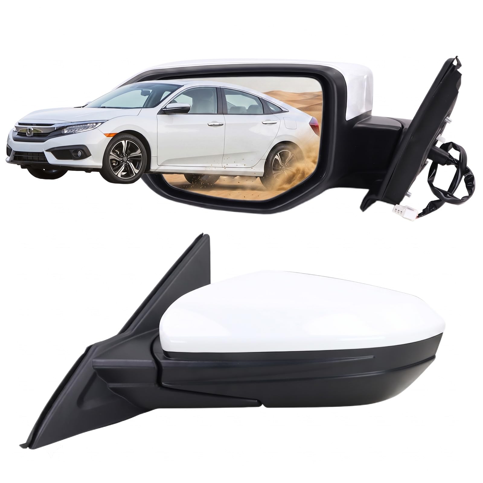 Amazon.com: Lqito Left Driver Side Door Mirror For 2016-2021 HONDA
