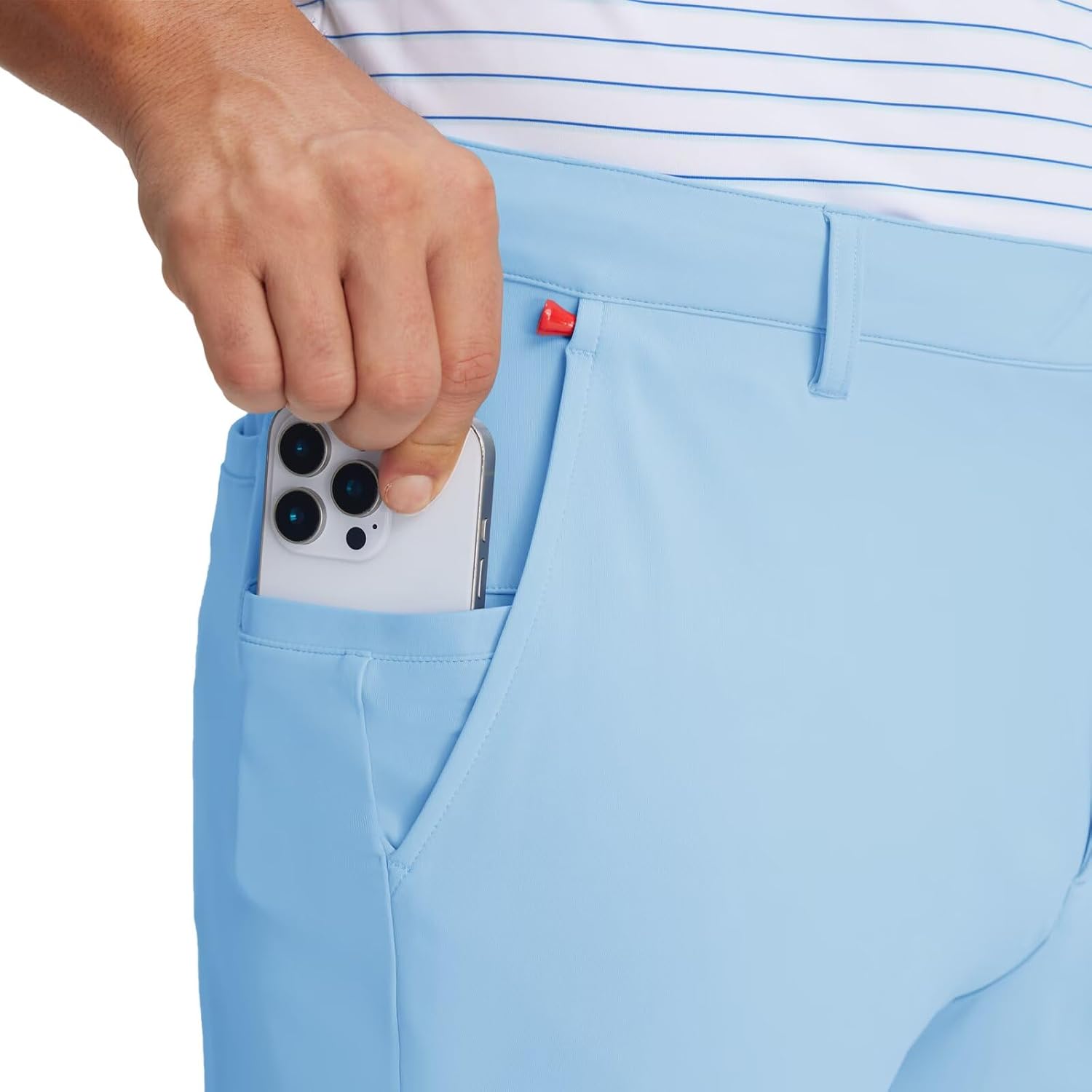 M MAELREG Golf Mens Stretch Pants with Pockets - 30"/32"/34" Quick Dry Lightweight Casual Comfy Work Mens Dress Pants - Image 4