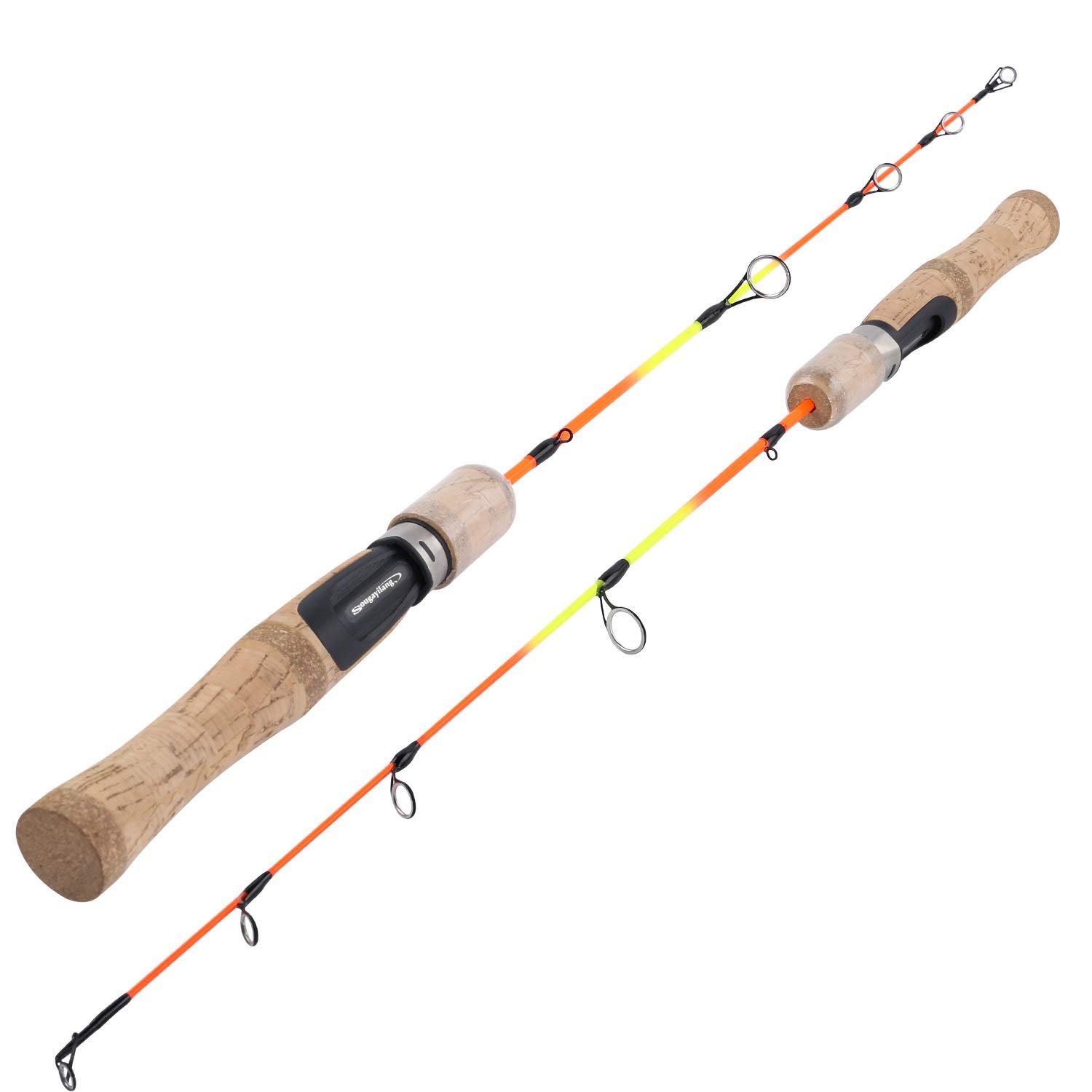 Kombinacje kołowrotków Odkryty zimowe krewetki lodowe wędki pręty Ultralight przenośne zimowe wędki Rękojeść Spinning Hard Fishing Rod Zestaw narzędzi wędkarskich