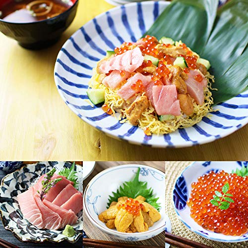 どーや食堂の海鮮丼(上)を美味しくいただく