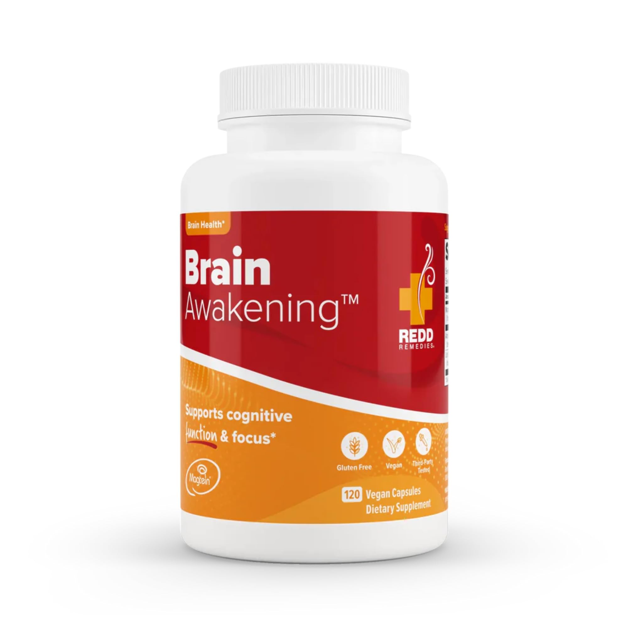 Redd RemediesBrain Awakening, Supports Cognitive Function and Focus, 120 Vegan Capsules