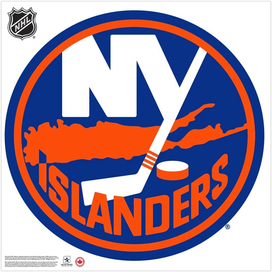 Sports Decor New York Islanders 28x28 Team Repositionable Wall Vinyl