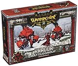 khador Crush All Beneath Your Iron Might!Khador’s powerful warjacks epitomize the national ideals of strength and resilience and are as relentless in battle as the frigid winters of their homeland. Under the icy gaze of Kommander Sorscha, the magical ice axe of the Juggernaut chews through iron plating like kindling while the powerful bombard cannon of the Destroyer obliterates all before their unstoppable might.