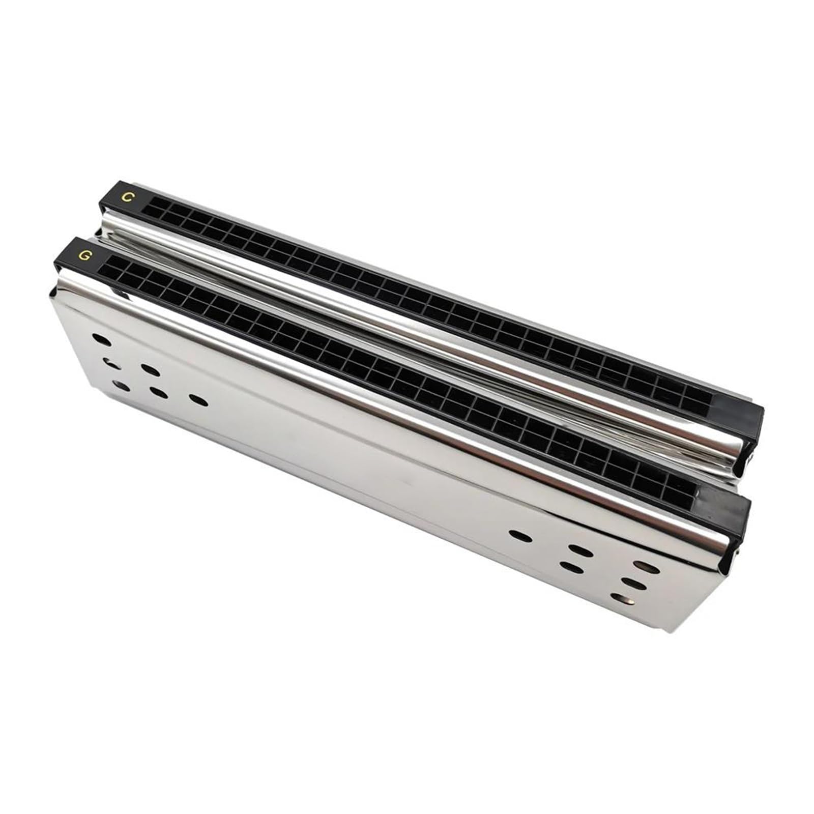 Harmonijka 10/16/24Hole Dwustronna Harmonijka Tremolo Diatoniczna Harmonijka Blues Harp C&G Dwustronne Klawisze Dla Dorosłych Graczy(24 Hole)