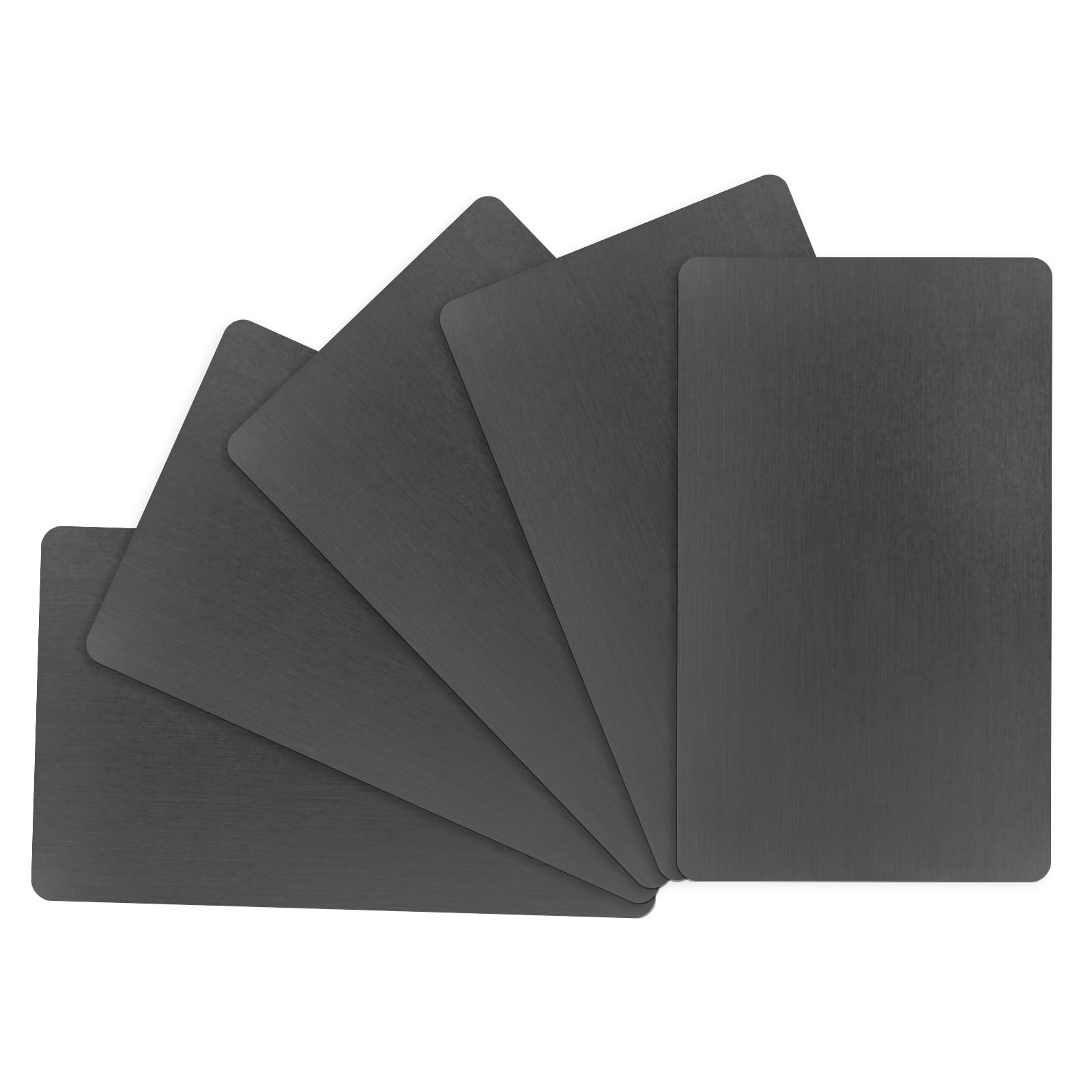 M METERXITY 5-Pack Metal Business Card Blanks
