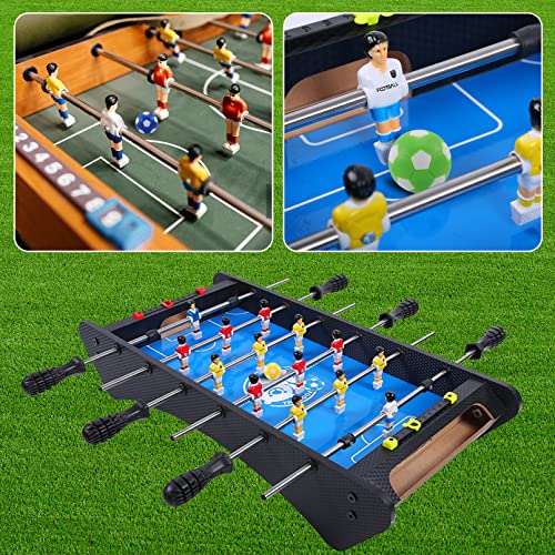 Erinnmy 14 Pcs Foosball Balls,Tabletop Soccer Balls,Table Football Soccer Replacement Balls,Multicolor Official Tabletop Game Balls,Foosball Table Balls,1.42 Inch Mini Soccer Ball Foosebsllball Balls #TOP4