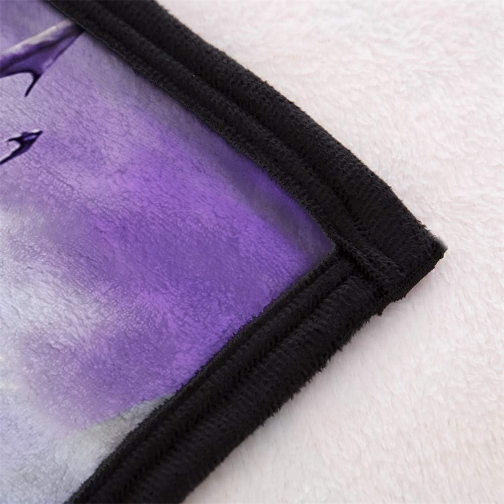 Purple Dragon Heart Home Decoration Printing Velvet Plush Throw Blanket Comfort Design Fleece Blanket