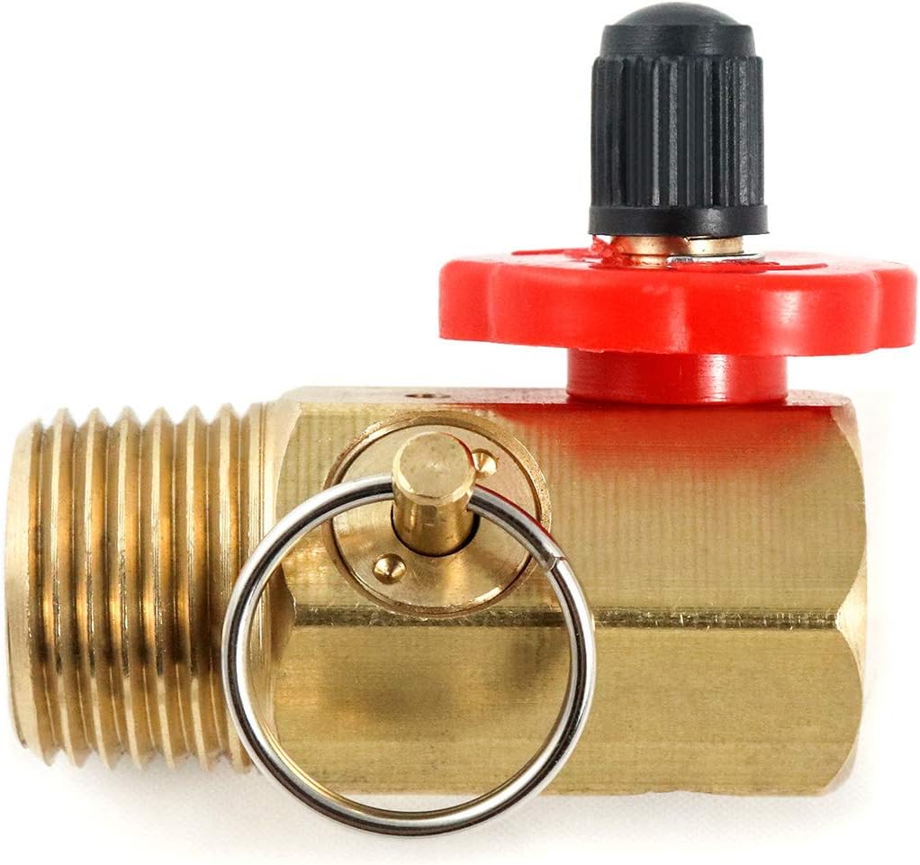 QWORK Air Tank Manifold with safety valve, Fill Port and