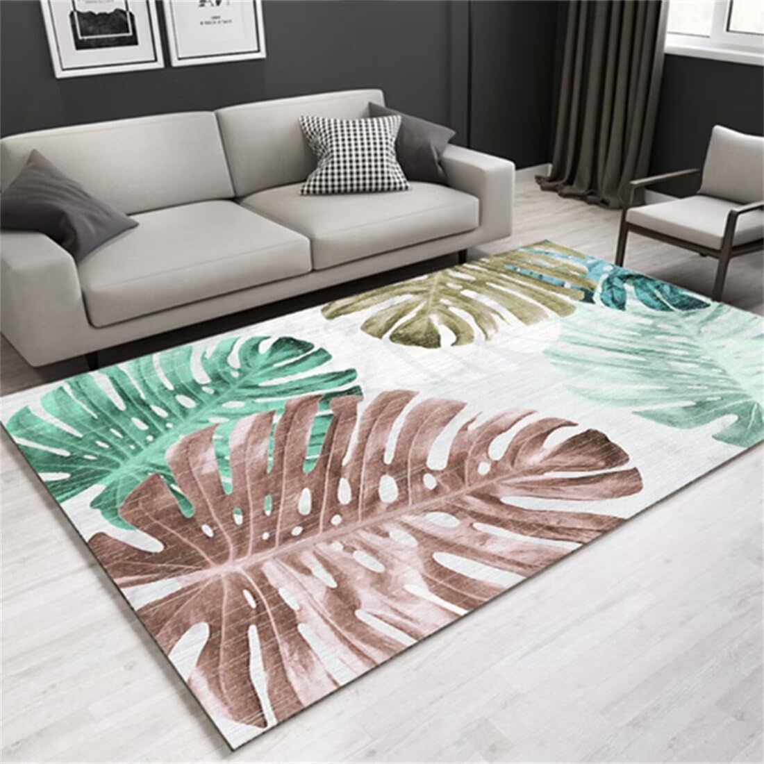 Tapis paillasson intérieur anti-glisse et indéformable pour sécuriser le salon