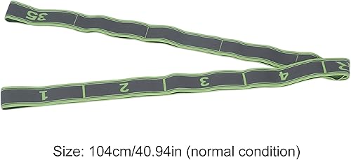 Miniatura 3 de Correa elástica para yoga con número, herramienta versátil de fitness, bandas elásticas latinas, para ejercicio, fitness, entrenamiento