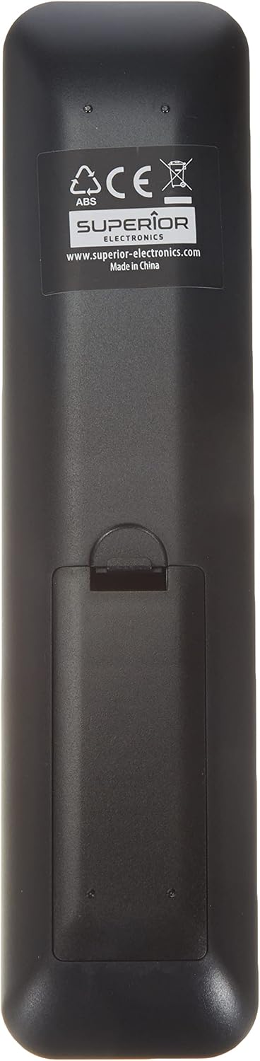 Remote Control Backside Superior 4-in-1 Universal Remote Control Instruction Manual