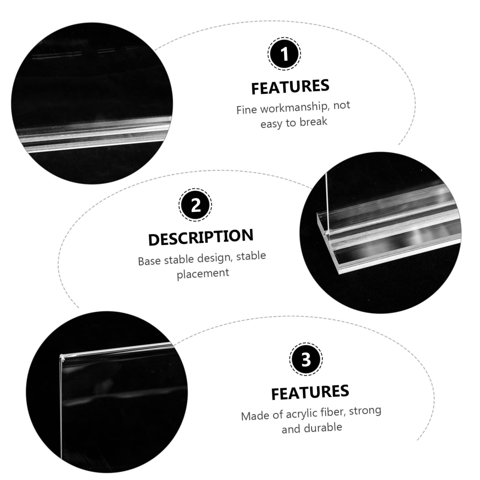 CIYODO 8.5 Menu Display Stand Sign Holder Stand Table Sign Holders Multi-function