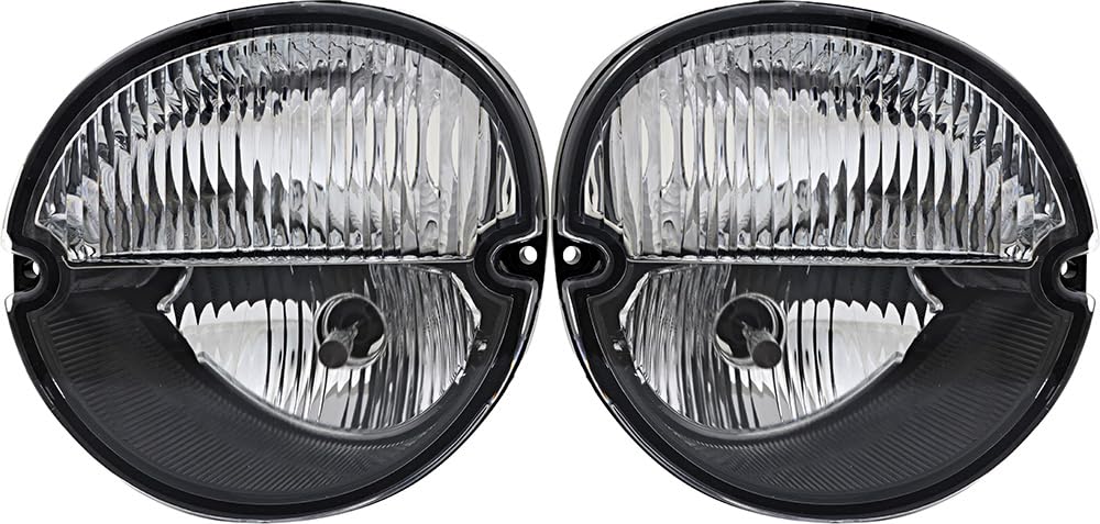 Compatible with Pontiac Grand Prix Fog Lights Lamps Set 2004 2005 2006 2007 2008 Driver and Passenger Side