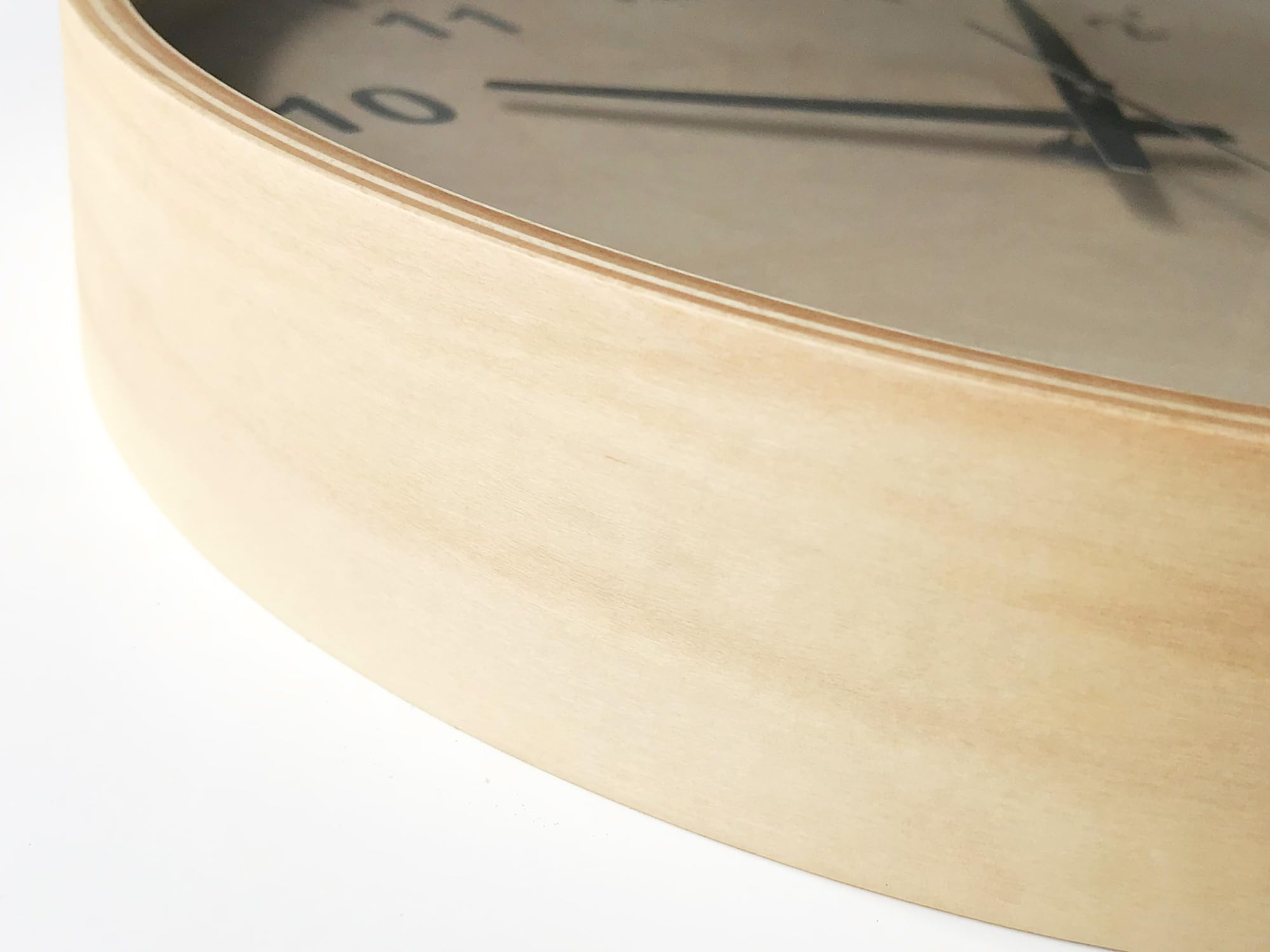 Amazon.co.jp: KATOMOKU plywood clock シナ文字盤 km-34L 掛け時計