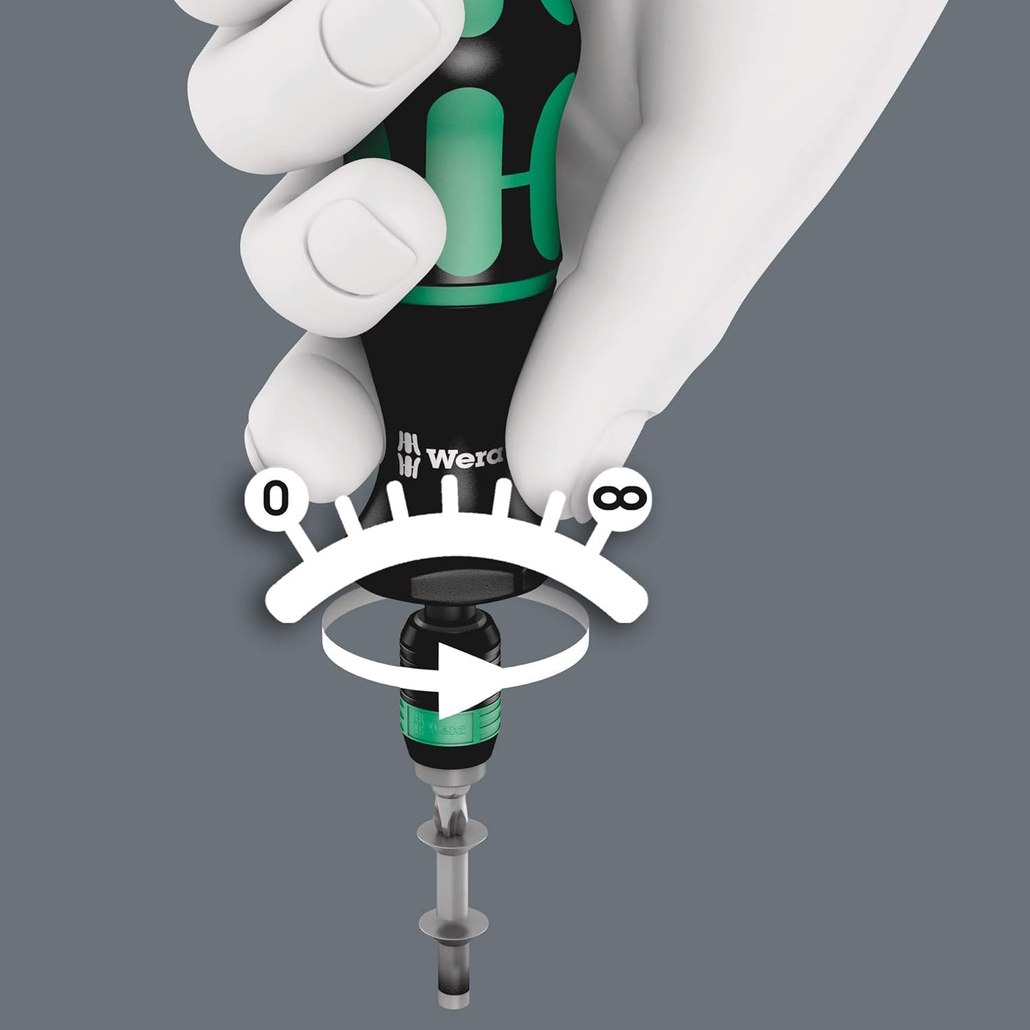 Wera 05074745001 7443/61/9 Assembly Set For Tyre Pressure Control Systems