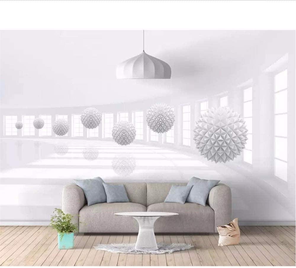 Amazon Djskhf ホットカスタム壁紙3d写真壁画新鮮な白い北欧ボールリビングルーム寝室の背景壁紙3dpapel De Parede 160x100cm 壁紙