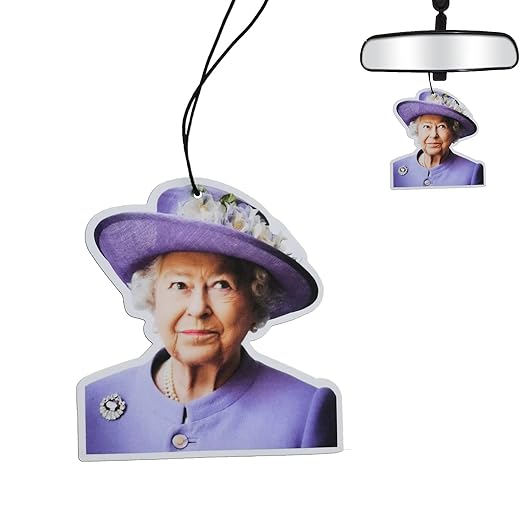 Senksll 2 Pcs Air Freshener Gift fans Gift Birthday Gift Air Freshener Car Air Freshener Mirror Pendant for Supplies Household Air Freshener Jasmine Scent(Queen_1)