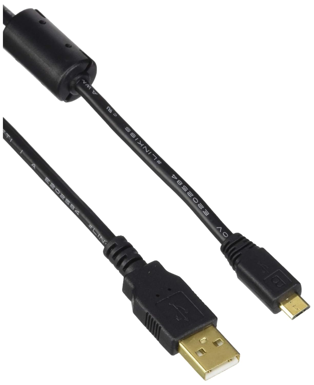Monoprice USB 2.0 Cable - 3 Feet - White | USB Type-A Male to USB Micro-B Male 5-Pin, 28/24AWG, Gold Plated (Pack of 5)