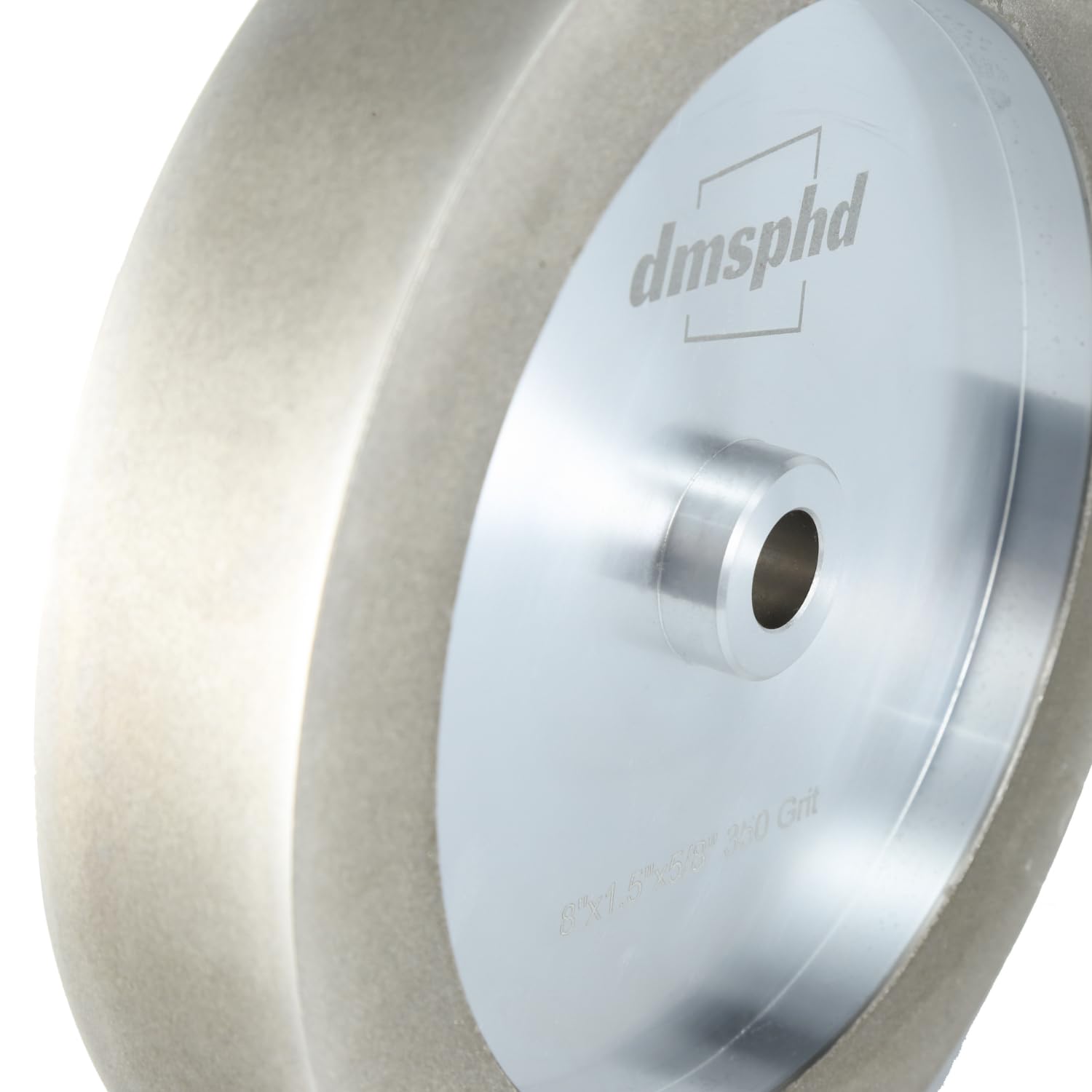 CBN-Schleifscheibe, 20,3 cm, Körnung 1000, breiter 3,8 cm, 12 mm Dorn für T-4-Schärfsystem und Schärfen von Hochgeschwindigkeitsstahlwerkzeugen (Körnung 1000)
