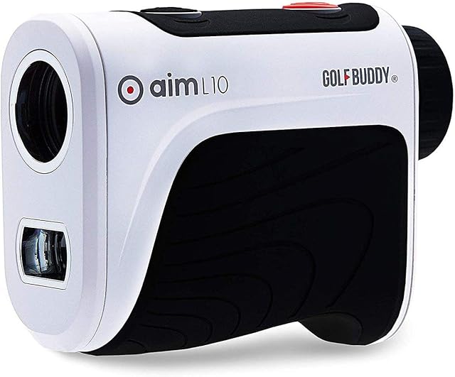 Golf Buddy Unisex's GOLFBUDDY aim L10 Laser Rangefinder, Black/White, S
