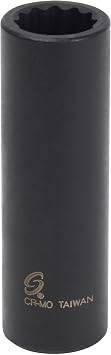 Sunex 36803 3/8-Inch Drive 7/16-Inch 12-Point Deep Impact Socket