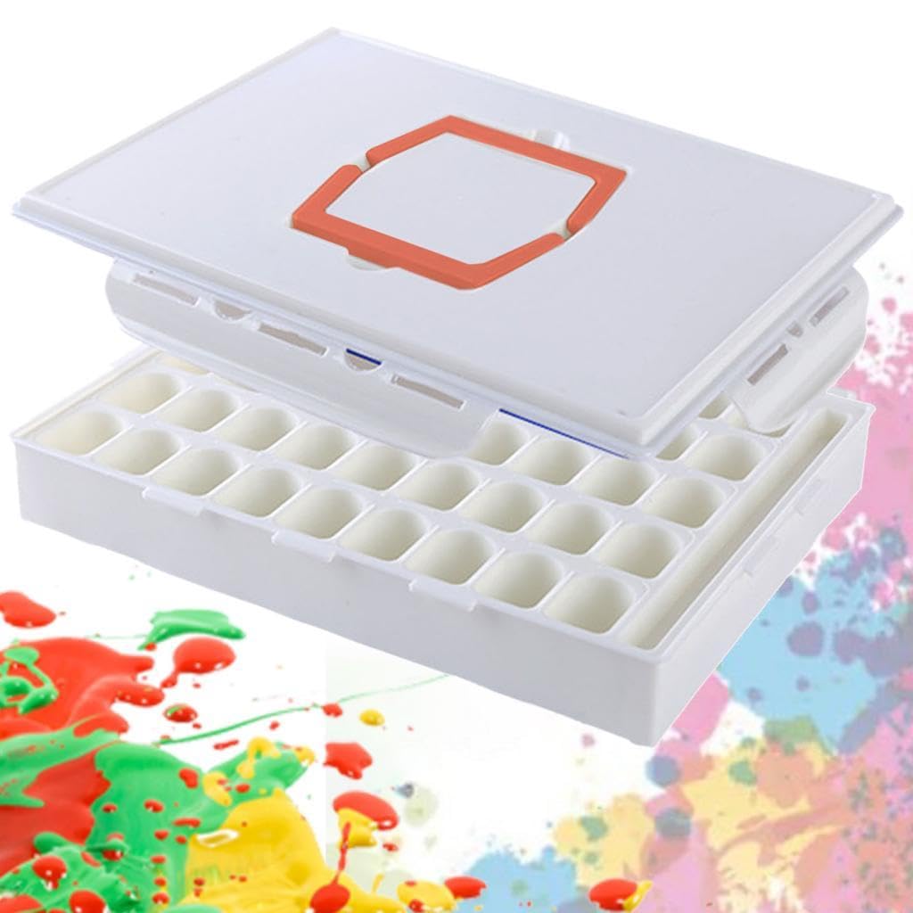 Tavolozza Vuota per Acquerelli, Scatola di Colori per Artisti Amatoriali, Studenti