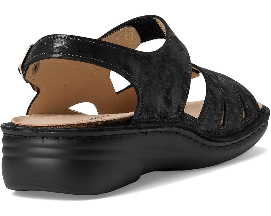 Finn Comfort Barbuda Nero Vegas - Back View