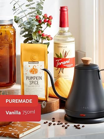 Torani Puremade Flavor Syrup: 750ml Vanilla