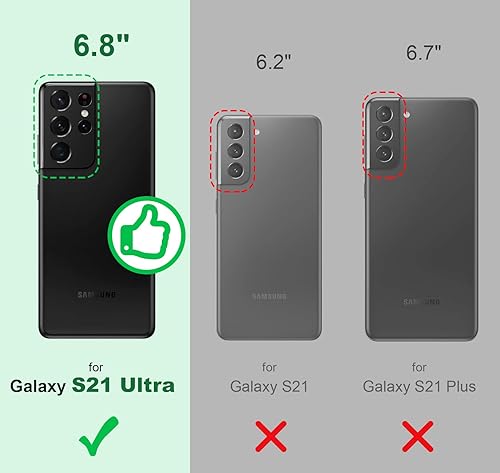 Miniatura 2 de Silverback - Funda para Galaxy S21, diseño de brillantina holográfica líquida, con soporte de diamantes brillantes de imitación,funda delgada