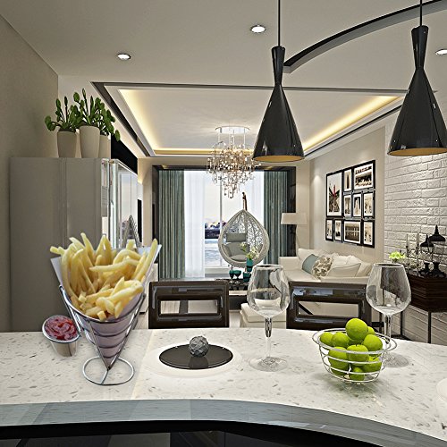 Houder voor friet van metaal, friet houder voor snackbar voor feestjes in het restaurant thuis - Image 8