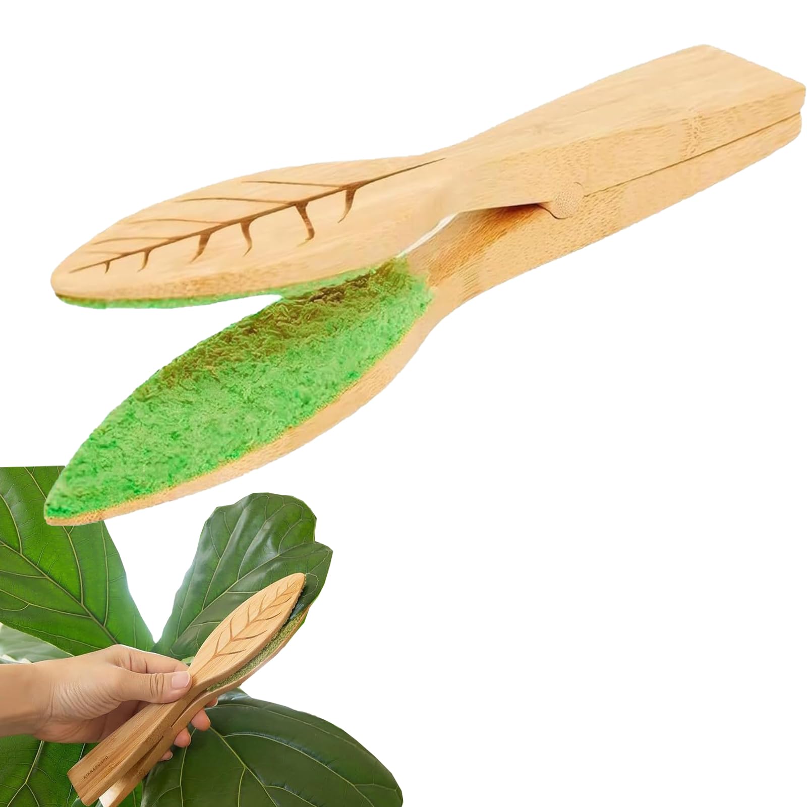 Pinzas para limpiar hojas de plantas y eliminar el polvo en tu jardín interior