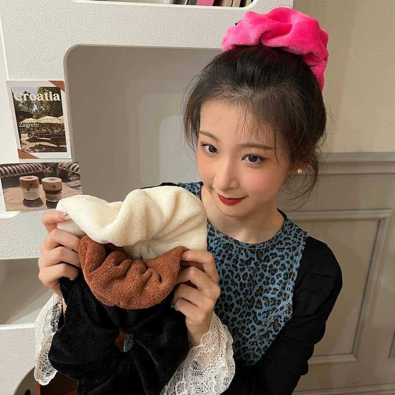 Amazon.co.jp: RZFZ ヘアドライタオルゴム ヘア乾燥シュシュ 吸水
