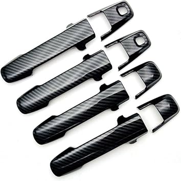 Compatible with Suzuki, for Hustler MR52S MR92S 2020-2022 Door Handle Cover Trim Decorator Sticker Exterior Accessories Car Carbon Fiber Door Handle Protection Cover
