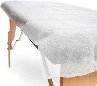 Disposable Bed Sheets 72x32 Inch for Spa, Salon, Clinic & Hospital – Soft Non-Woven Hygienic Medical Sheets for Doctors, M... Price In India