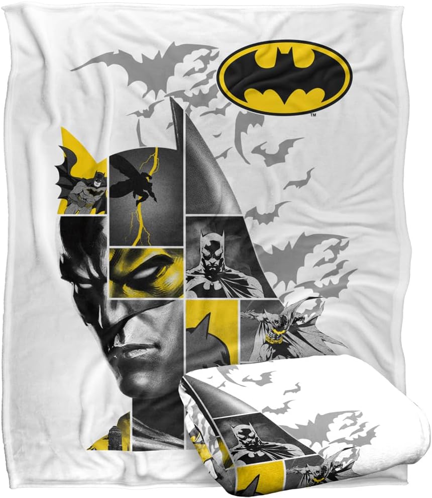 Batman Blanket, 60"x80" Long Live Silky Touch Super Soft Throw Blanket