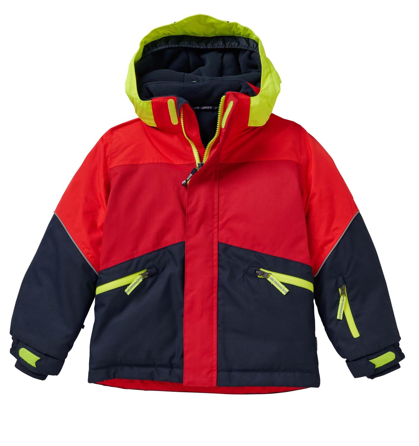 JAKO-O Kinder Robustjacke gefüttert, Tomatenrot