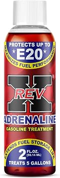 REV X Adrenaline Gasoline Fuel Additive, 2 fl. oz. | Treat 5 Gallons