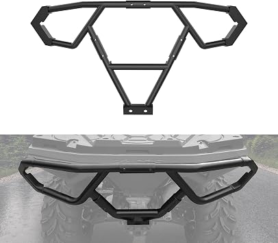 Rear Bumper for Polaris Sportsman, Heavy-Duty Steel Brush Guard Bumper Protector Back Trail Brushguard for Polaris Sportsman 570 450 2021-2025 Accessories Replace #2884847