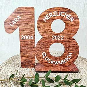 18 Geburtstag Männer/Frauen – Deko Gästebuch Geburtstag 18, 18. Geburtstag Männer Geschenk 18. Geburtstag Deko 18…