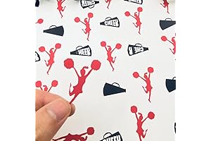 100Pcs Cheerleader Party Table Confetti Girls Spirit Squad Party Supplies Set for...